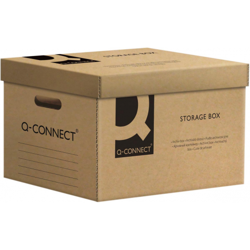 Q-CONNECT conteneur à archives, 51,5 x 30,5 x 35 cm ( l x h x p )