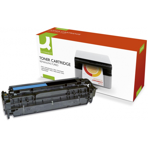 Q-CONNECT toner cyan 2600 pages pour HP - OEM: CE411A