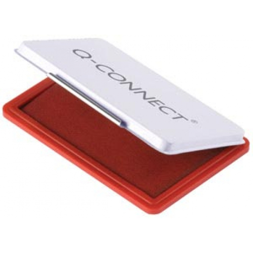 Q-CONNECT tampon encreur, ft 90 x 55 mm, rouge