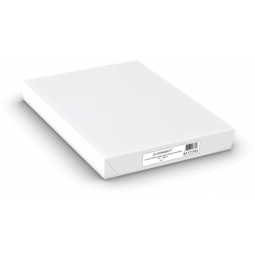 Q-CONNECT papier reprographique, ultra blanc, ft A4, 120 g, paquet de 250 feuilles, blanc