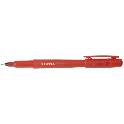 Q-CONNECT feutre, 0,4 mm, rouge