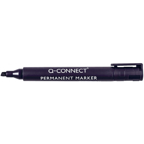 Q-CONNECT marqueur permanent, 2-5 mm, pointe biseautée, noir