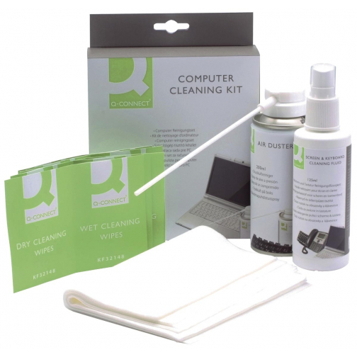 Q-CONNECT Kit pour nettoyage de l'ordinateur