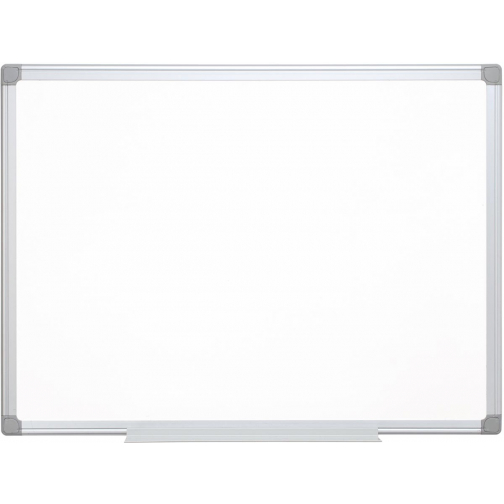 Q-CONNECT tableau blanc, avec cadre en aluminium, melamine, 1 face blanc, 1 face quadré, 90 x 60 cm