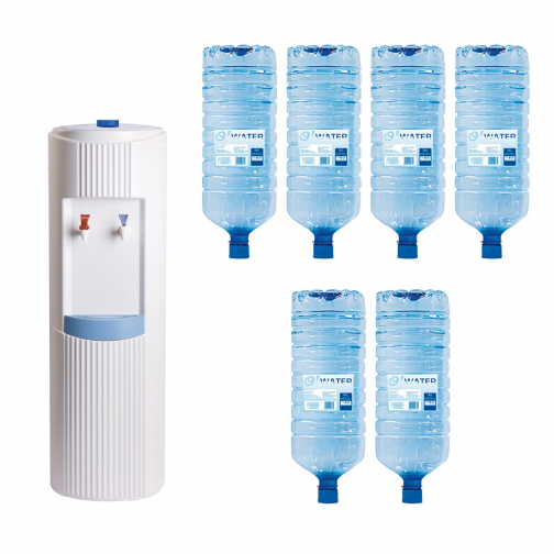 Promotion O-water 1x fontaine à eau (FWB2013)+ 4x eau de source 18l+ GRATUIT 2x eau de source 18l