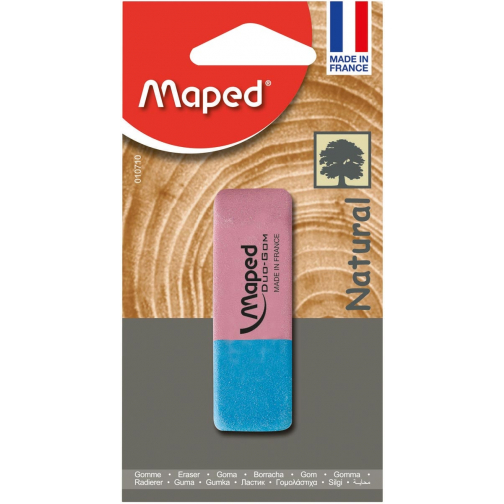 Maped gomme Duo-Gom, format large, sous blister