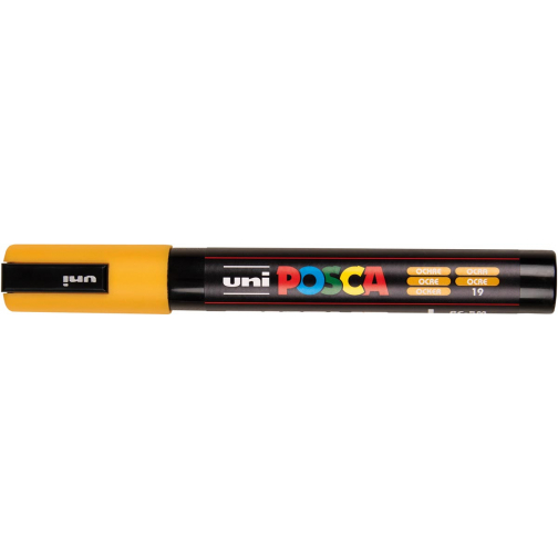 Uni POSCA marqueur peinture PC-5M, 1,8 - 2,5 mm, ocre