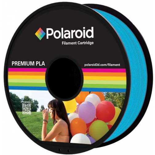 Polaroid 3D Universal Premium PLA filament, 1 kg, bleu clair