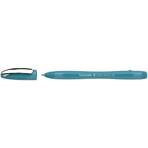 Schneider stylo bille Slider Memo Colour Edition, pointe extra large, encre bleu, teal