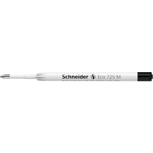 Schneider recharge stylo bille Eco 725, pointe moyenne, noir