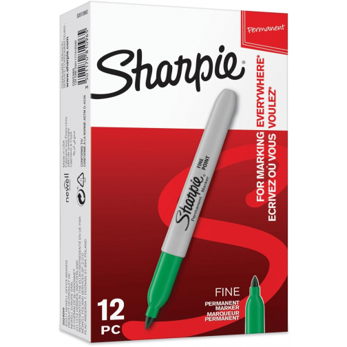 Sharpie Marqueur permanent, 1 mm, vert