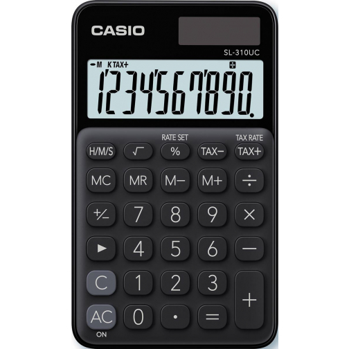 Casio calculatrice de poche SL-310UC, noir