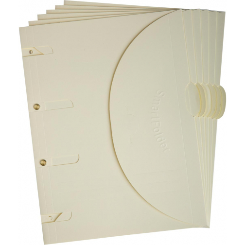 Tarifold smartfolder, pochette perforée, ft A4, paquet de 6 pièces, beige