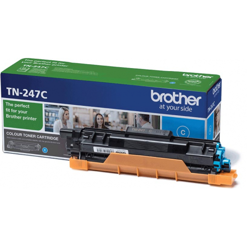 Brother toner, 2.300 pages, OEM TN-247C, cyan
