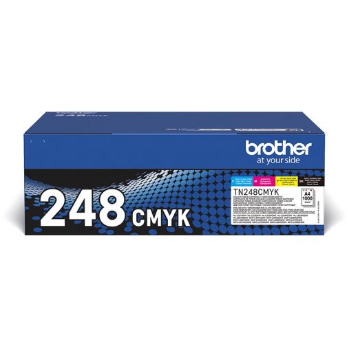 Brother toner, 1.000 pages, OEM TN-248VAL, 4 couleurs
