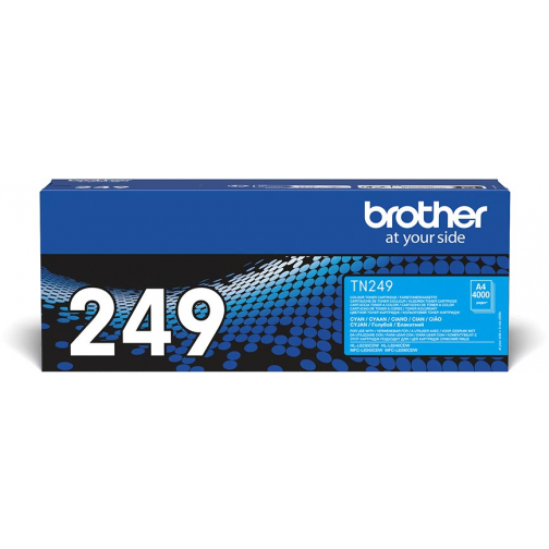 Brother toner, 4.000 pages, OEM TN-249C, cyan