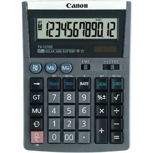 Canon calculatrice de bureau TX-1210E