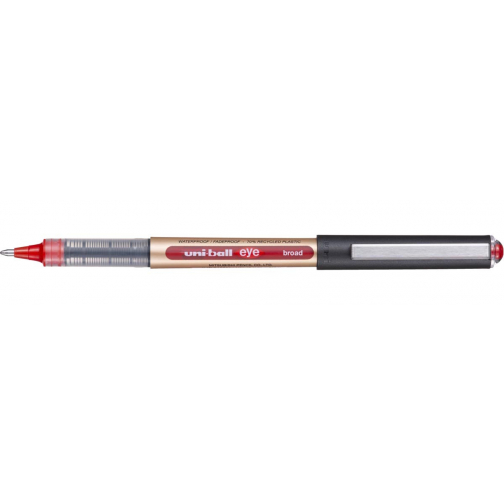 Uni-ball Eye Broad roller Eco, largeur de trait 0,85 mm, rouge