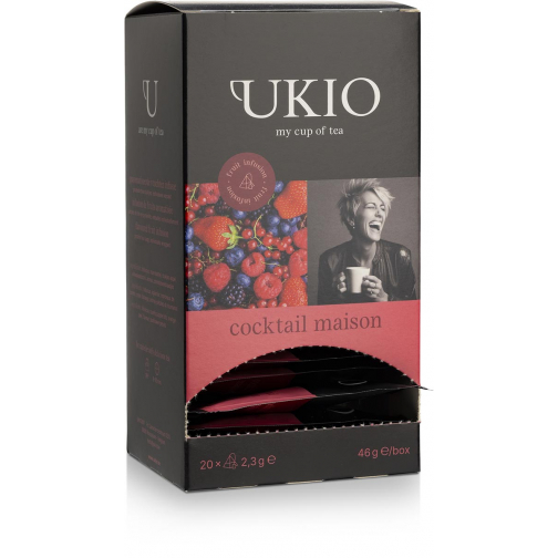 UKIO infusion Cocktail Maison, emballé individuellement, paquet de 20 pièces