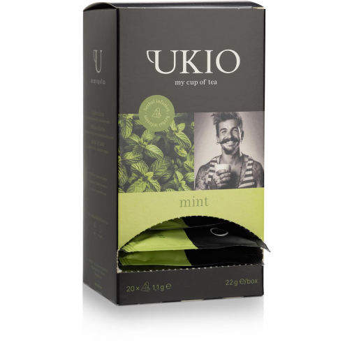 UKIO infusion Menthe, emballé individuellement, paquet de 20 pièces