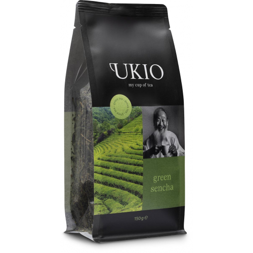 UKIO thé vert Sencha, en vrac, paquet de 150 gram