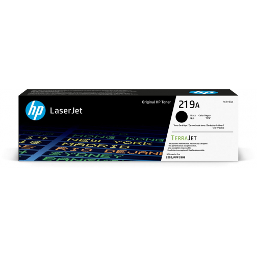 HP toner 219A, 1.300 pages, OEM W2190A, noir