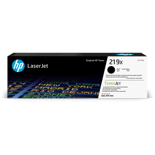 HP toner 219X, 3.200 pages, OEM W2190X, noir