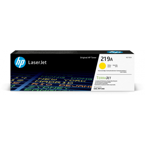HP toner 219A, 1.200 pages, OEM W2192A, jaune