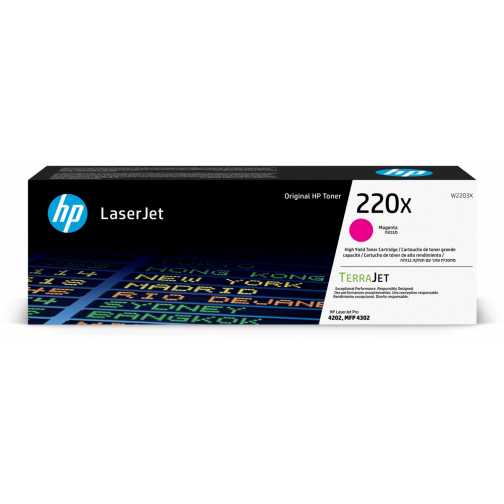 HP toner 220X, 5.500 pages, OEM W2202X, magenta