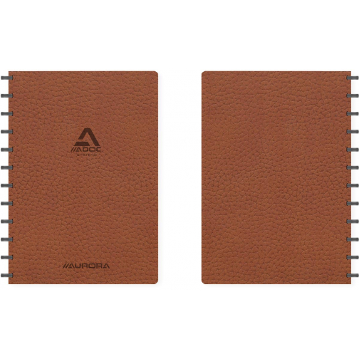 Adoc Business cahier, ft A4, 144 pages, quadrillé 5 mm, brun