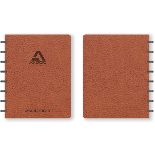 Adoc Business cahier, ft A5, 144 pages, quadrillé 5 mm, brun