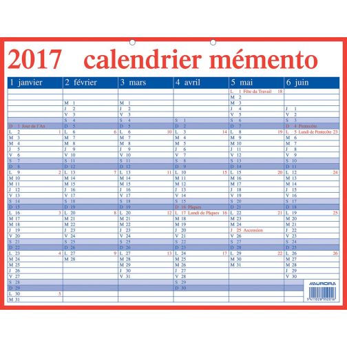 Aurora Memento 20 français, 2026