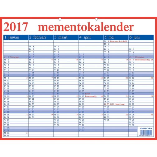 Aurora Memento 20, néerlandais, 2026