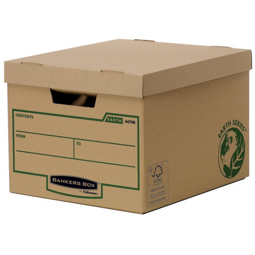 Bankers Box Earth Series, boîte rangement, dos de 32,5 cm
