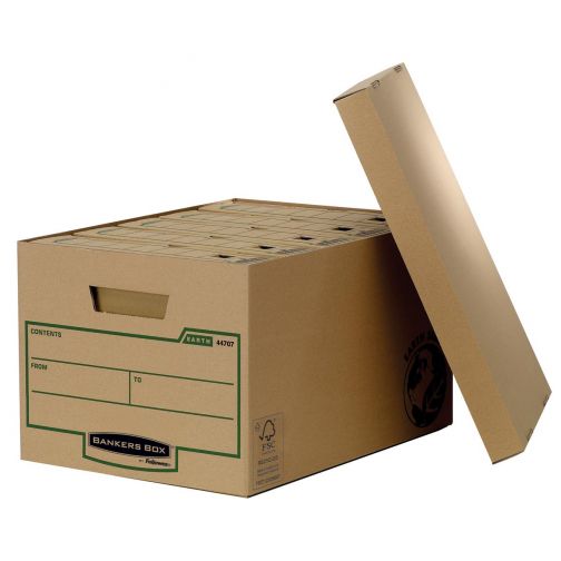 Bankers Box Earth Series, boîte rangement, large, dos de 32,5 cm