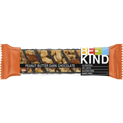 Be-Kind barre Peanut Butter Dark Chocolate, 40 g, paquet de 12 pièces