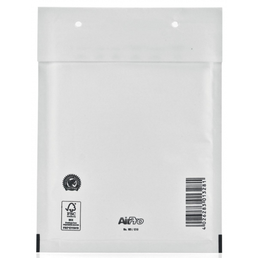 Bong AirPro enveloppes à bulles d'air, ft 150 x 215 mm, avec bande adhésive, boîte de 100 pièces, blanc
