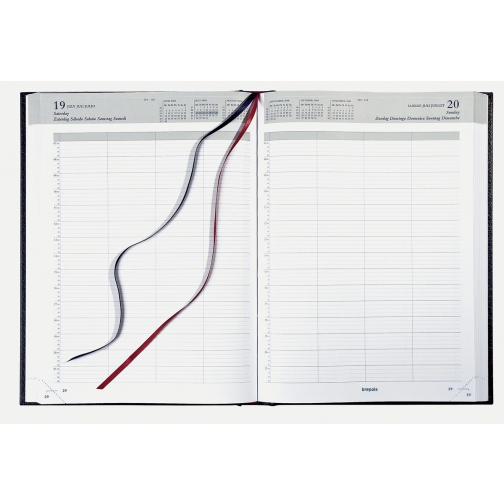 Brepols agenda Bremax 1 Santex, noir, 2026