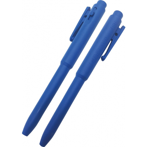 BST stylo bille détectable J800, industrie alimentaire, bleu, boîte de 25 pièces