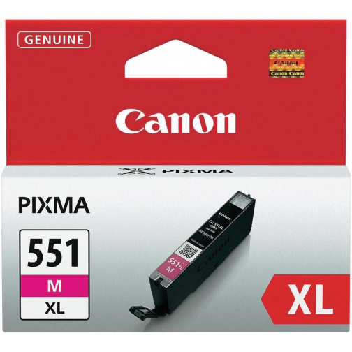 Canon cartouche d'encre CLI-551M-XL, 680 pages, OEM 6445B001, magenta