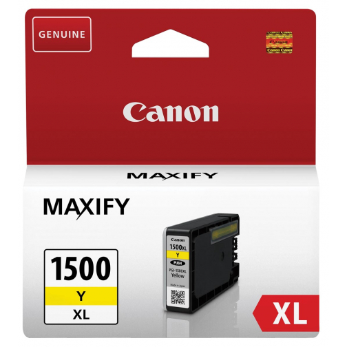 Canon cartouche d'encre PGI-1500XL, 935 pages, OEM 9195B001, jaune