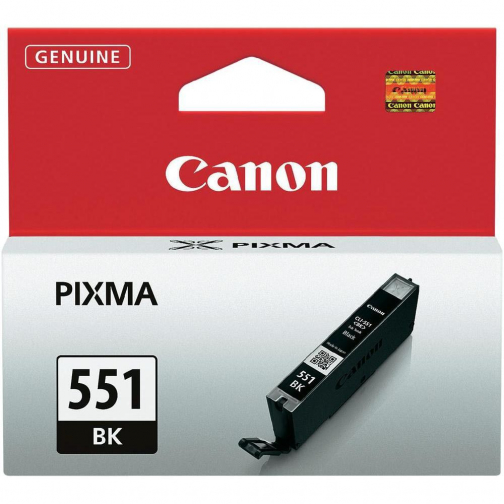 Canon cartouche d'encre CLI-551BK, 1.795 pages, OEM 6508B001, noir