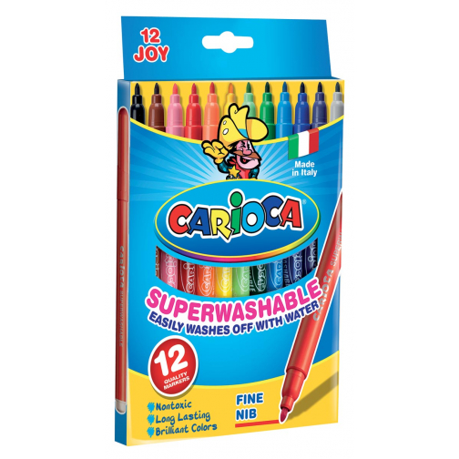 Carioca feutre Superwashable Joy, 12 feutres en étui cartonné