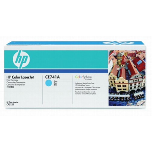 HP toner 307A, 7 300 pages, OEM CE741A, cyan