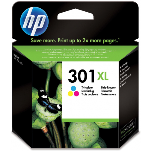 HP cartouche d'encre 301XL, 330 pages, OEM CH564EE, 3 couleurs