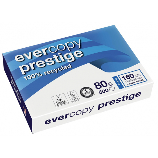 Clairefontaine Evercopy papier reprographique Prestige ft A4, 80 g, paquet de 500 feuilles