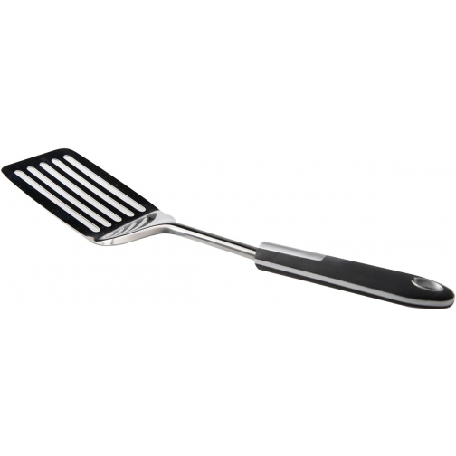 Cosy & Trendy spatule à trous, en RVS, 33,5 cm, noir
