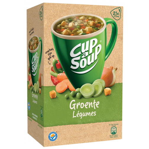 Cup-a-Soup légumes avec croûtons, paquet de 21 sachets