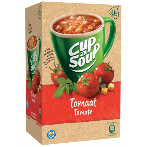 Cup-a-Soup tomate avec croûtons, paquet de 21 sachets