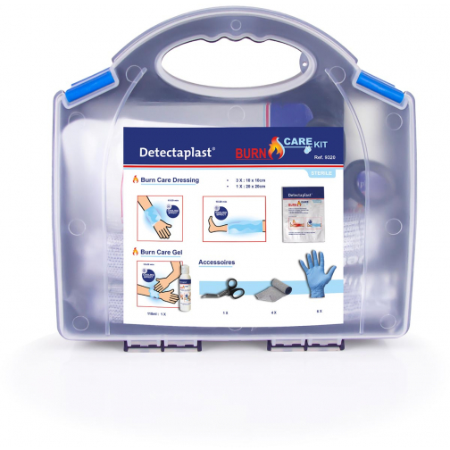 Detectaplast Burn Care Kit, kit complet de premiers soins pour les brûlures